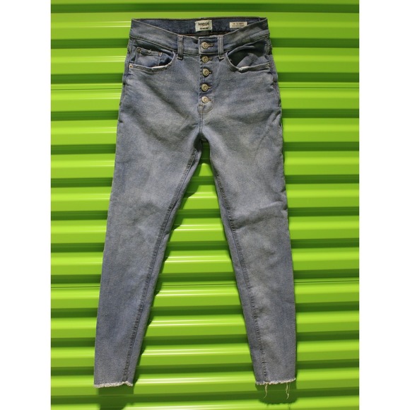 Kensie Denim - Kensie Jeans Vintage Luxe The Ultimate High Rise Skinny Button Fly Blue 4/27
